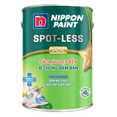 Sơn nội thất cao cấp Nippon Odourless Spot Less 1L