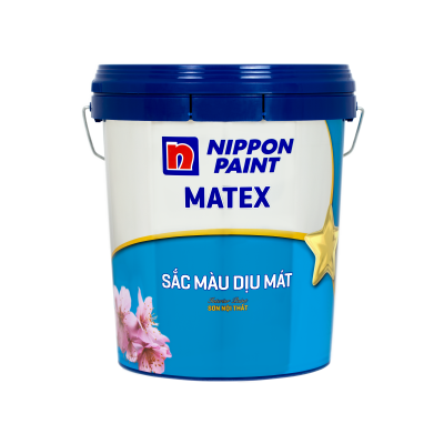 Sơn nội thất Nippon Matex Sắc Màu Dịu Mát 5L