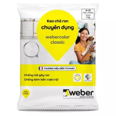 Keo chà ron chuyên dụng webercolor classic