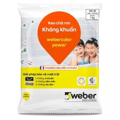 Keo chà ron kháng khuẩn webercolor power