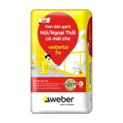 Keo dán gạch webertai fix - Bao 25Kg