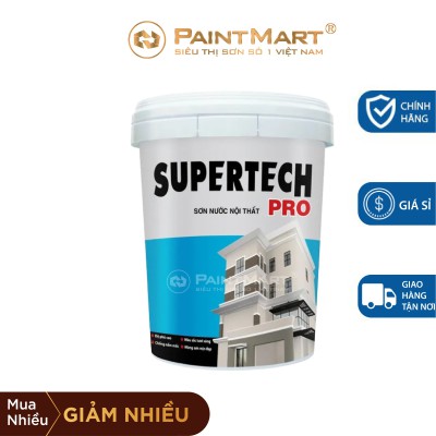 Sơn nội thất  kinh tế Toa Supertech Pro thùng 18L