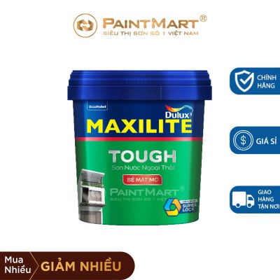 Sơn ngoại thất giá rẻ Maxilite Tough 28C bề mặt mờ thùng 15L