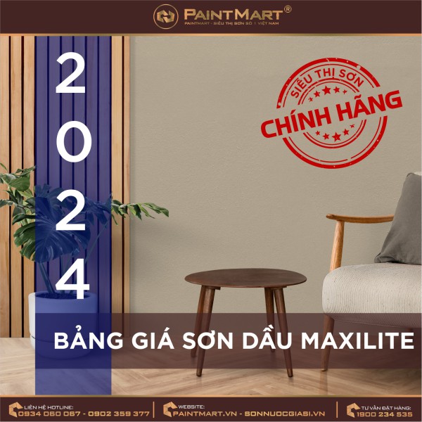 Bảng giá sơn dầu Maxilite mới nhất năm 2024