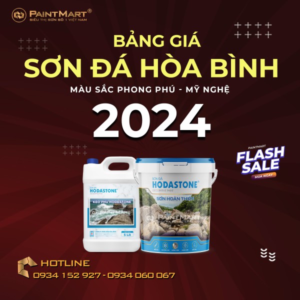 Bảng giá sơn đá Hòa Bình năm 2024