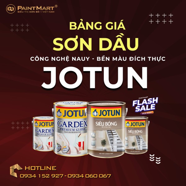 Bảng giá sơn dầu Jotun - cập nhật mới nhất 