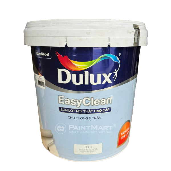 Sơn lót chống kiềm nội thất cao cấp Dulux Easyclean A935 -  THÙNG 15L