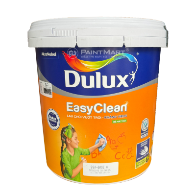 Sơn nội thất Dulux Easyclean lau chùi vượt trội kháng Virus bề mặt mờ 99A - thùng 15L