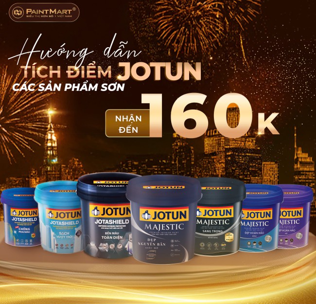 Tải ngay App Jotun master Painter và chọn đại lý: PAINTMART để nhận điểm đổi thành tiền vô cùng hấp dẫn từ hãng sơn Jotun