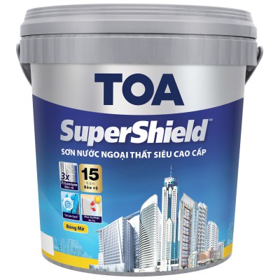 Sơn ngoại thất Toa Supershield bóng mờ lon 5L