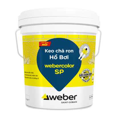 Keo chà ron hồ bơi webercolor SP