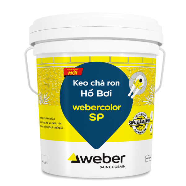 Keo chà ron hồ bơi webercolor SP