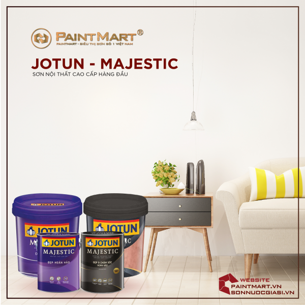 Sơn nội thất Jotun Majestic sự lựa chọn hoàn hảo cho ngôi nhà bạn