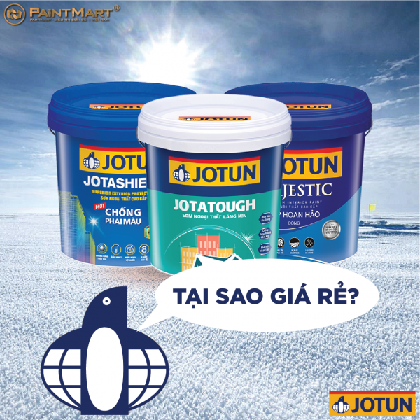 Cẩn thận khi mua sơn Jotun giá rẻ Cẩn thận khi mua sơn Jotun giá rẻ