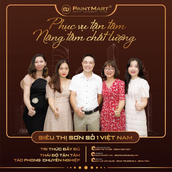 KHẨU HIỆU TẠI PAINTMART: PHỤC VU TẬN TÂM, NÂNG TẦM CHẤT LƯỢNG