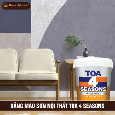 Bảng màu sơn nội thất Toa 4 Seasons