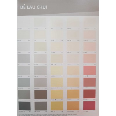 Bảng màu sơn nội ngoại thất Essence