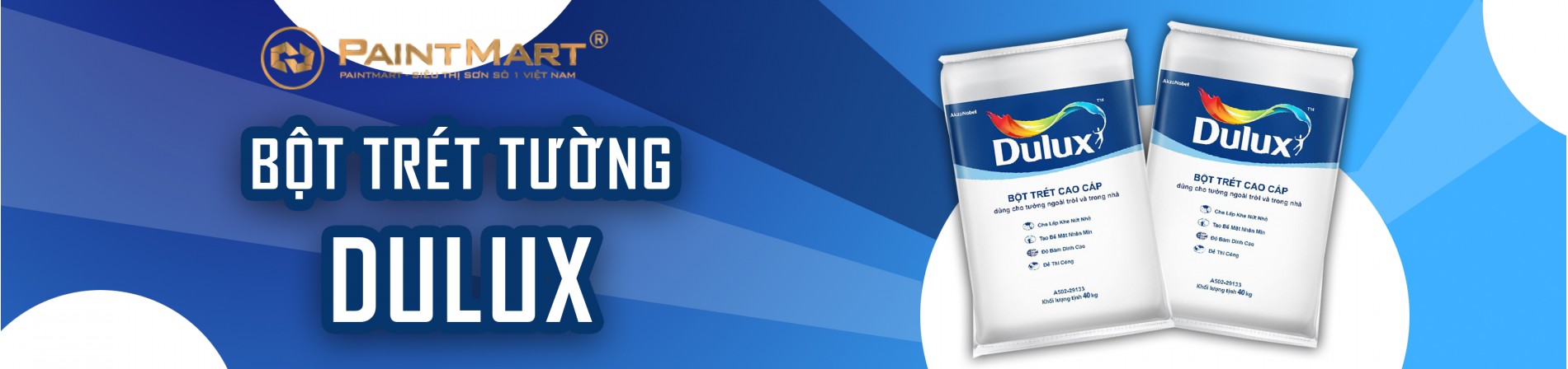 Bột trét tường Dulux