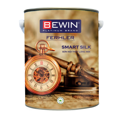 Sơn nội thất láng mịn, độ phủ cao.BEWIN – Ferhler SMAST SILK