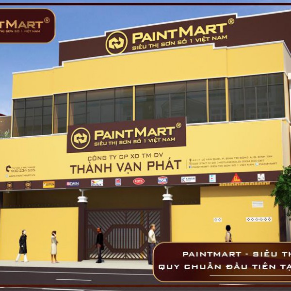 Paintmart - Xây dựng Siêu thị Sơn theo quy chuẩn đầu tiên tại Việt Nam