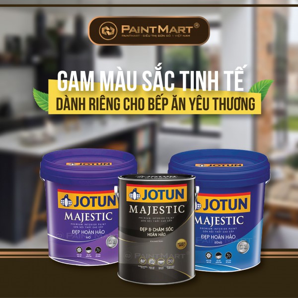 Gam màu sắc tinh tế dành riêng cho bếp ăn yêu thương từ thương hiệu sơn Jotun