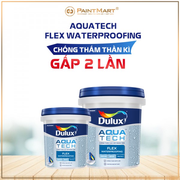 Tường nhà bị thấm nước? Giải pháp chống thấm hiệu quả gấp 2 lần từ Dulux Aquatech Flex Waterproofing