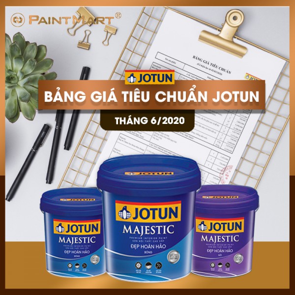 Cập nhật bảng giá tiêu chuẩn Jotun mới nhất 2020