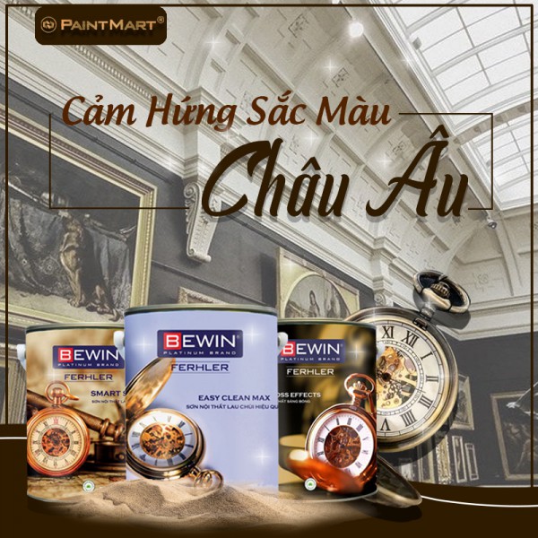 Sơn cao cấp Bewin đón đầu xu hướng màu sắc mới từ Châu Âu
