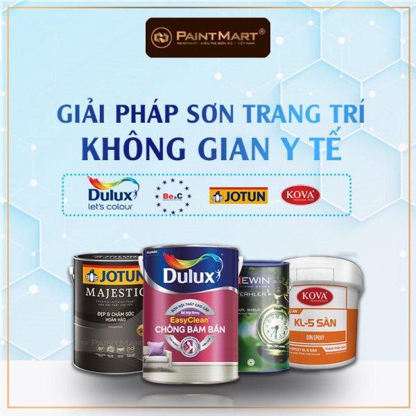 Gợi ý giải pháp sơn trang trí cho không gian y tế từ nhiều thương hiệu sơn uy tín