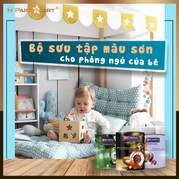 Màu sơn cho phòng ngủ của bé vào dịp Quốc tế Thiếu nhi