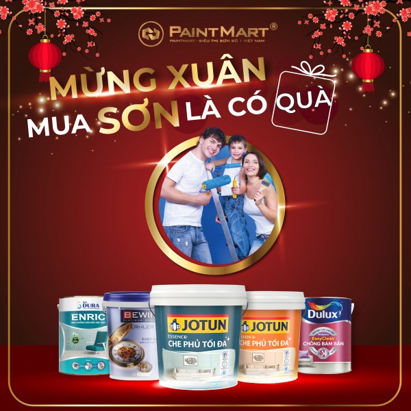 Mừng xuân, mua sơn là có quà - Săn sơn chính hãng, nhận ngay quà khủng