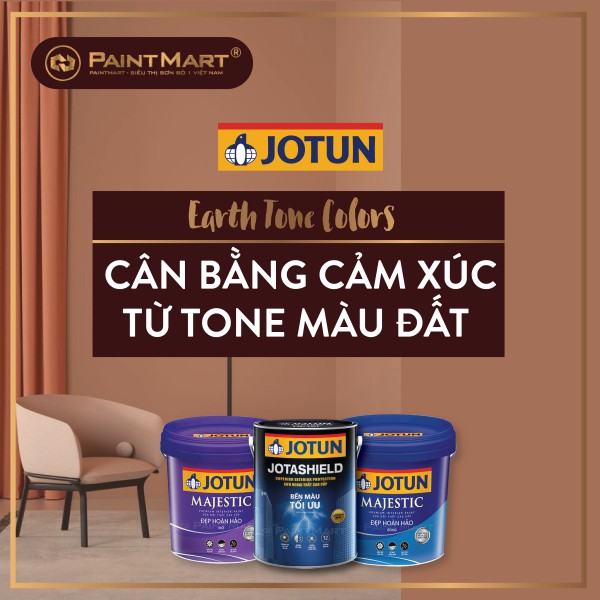 Cân bằng cảm xúc bằng tone màu đất trầm ấm đến từ bảng màu Jotun