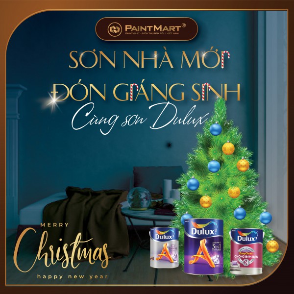 Gợi ý 4 màu sơn nội thất trang trí chuẩn mùa Giáng Sinh