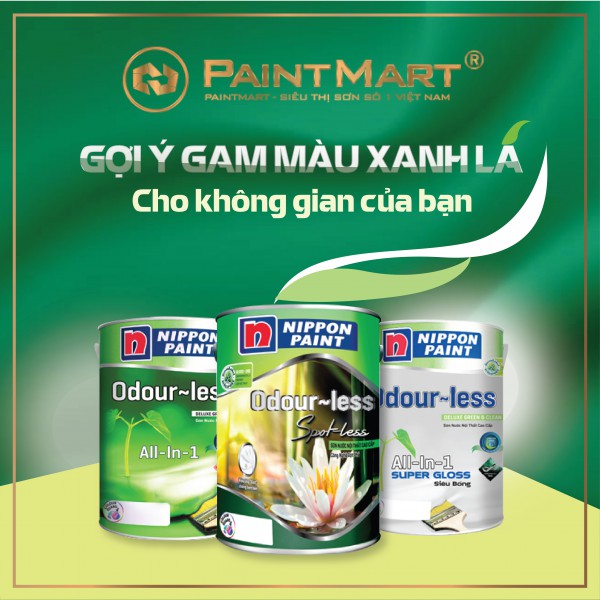 Gợi ý 4 gam màu xanh lá cho không gian của bạn thêm tươi mát và đầy cảm hứng từ Sơn Nippon Gợi ý 4 gam màu xanh lá cho không gian của bạn thêm tươi mát và đầy cảm hứng từ Sơn Nippon