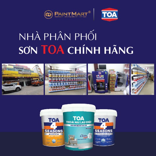 Nhà phân phối sơn Toa chính hãng Paintmart