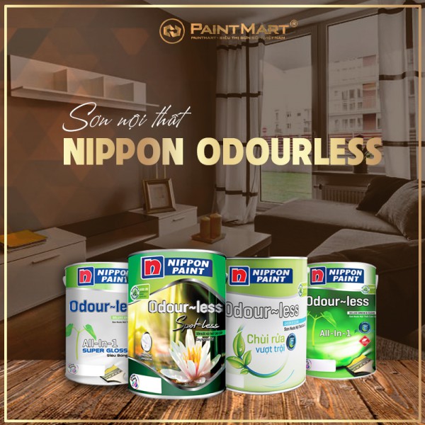 Sơn nội thất Nippon Odourless có ưu điểm gì? Bao gồm những dòng sơn nào?