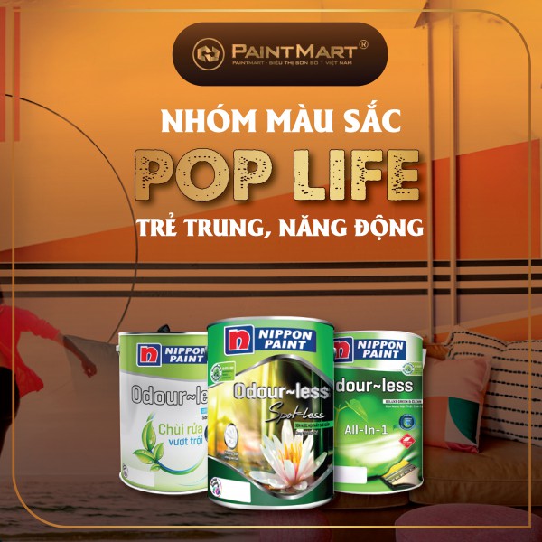 Nhóm màu sơn Nippon dành riêng cho các bạn trẻ trung, năng động