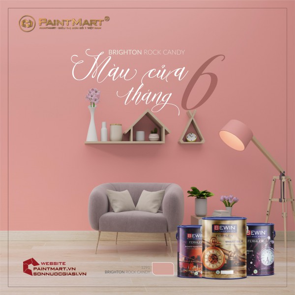 Sắc hồng mới cho Tháng 6 thêm tươi trẻ của thương hiệu sơn cao cấp Bewin Sắc hồng mới cho Tháng 6 thêm tươi trẻ của thương hiệu sơn cao cấp Bewin