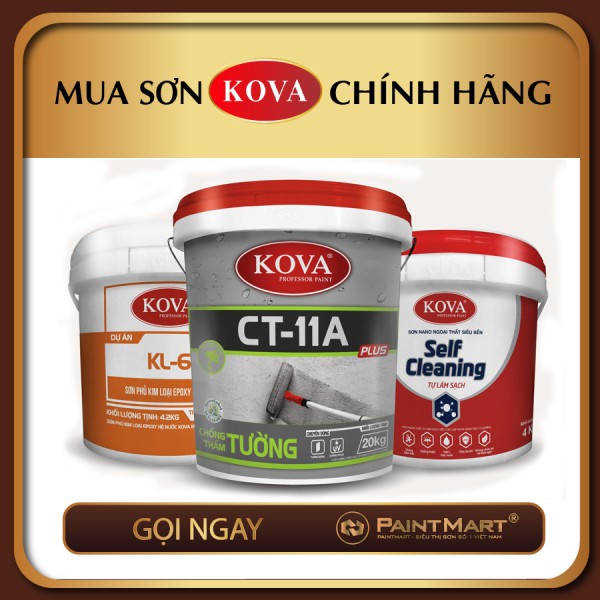 Vì sao bạn nên chọn mua sơn KOVA chính hãng tại Paintmart?