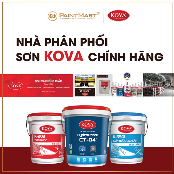Nhà phân phối sơn Kova chính hãng Paintmart