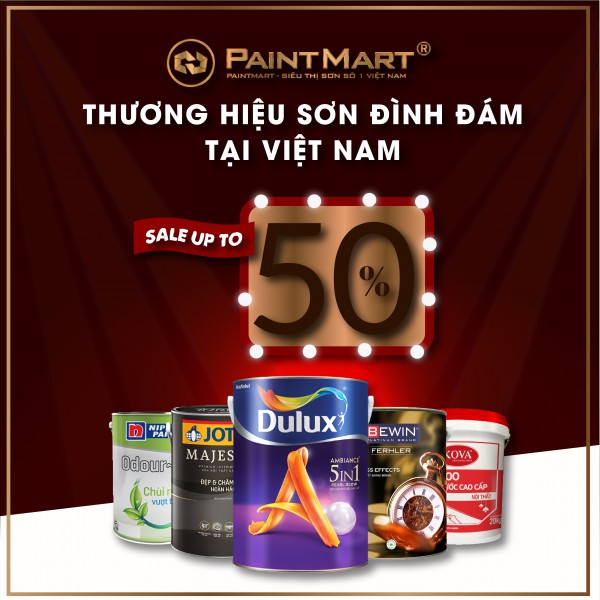 Mua Sơn trong nhà từ Top 5 thương hiệu sơn đình đám nhất tại Việt Nam