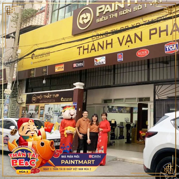 Thần tài Be&C gõ cửa Siêu thị Sơn Paint Mart