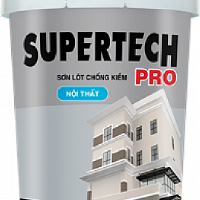 Sơn lót chống kiềm nội thất Supertech Pro lon 5L