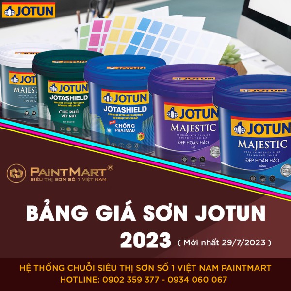 Bảng giá sơn Jotun mới nhất 