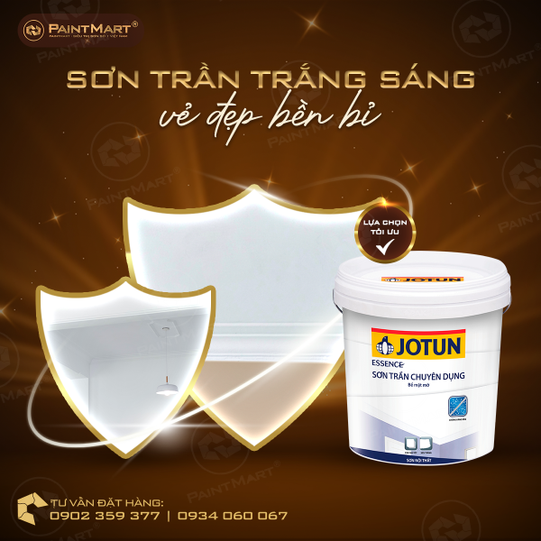 Sơn jotun ra mắt sản phẩm mới ” Sơn Essence trắng trần chuyên dụng “