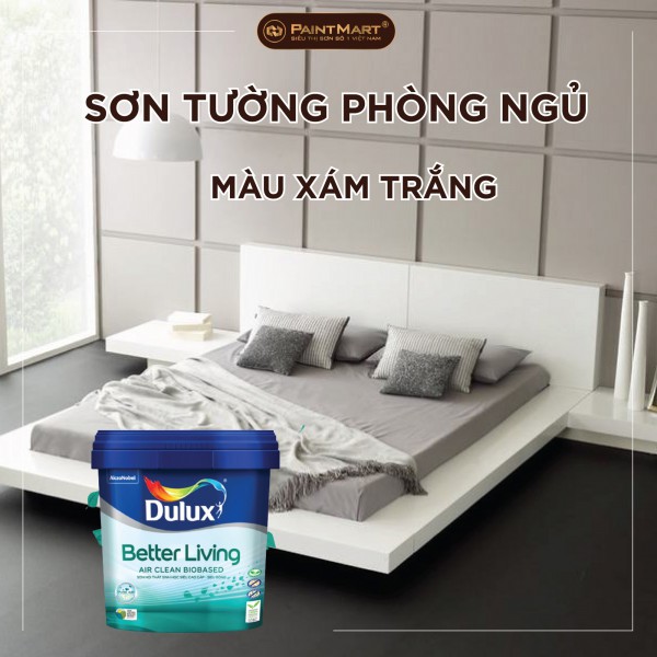 Có nên sơn phòng ngủ màu xám trắng? Top những mã màu xám trắng đẹp nhất trên tất cả các bảng mãu của các hãng 