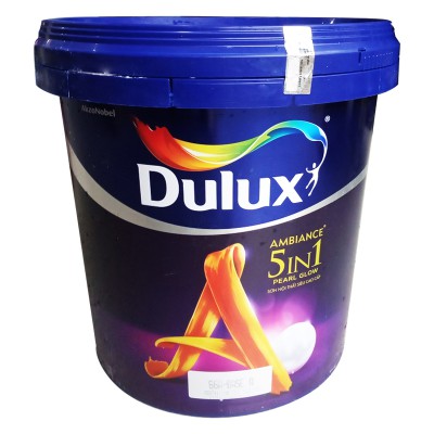 Sơn nội thất Dulux Ambiance 5 in 1 Pearl Glow bóng mờ 66A thùng 15L