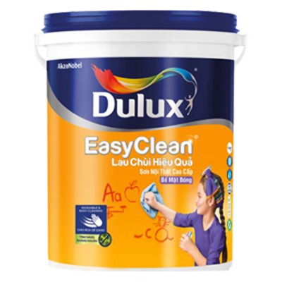 Sơn nội thất Dulux Easyclean lau chùi hiệu quả bề mặt bóng A991B 5L