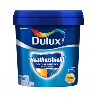 Sơn ngoại thất Dulux Weathershield Colour Protect bề mặt bóng E023 lon 1L