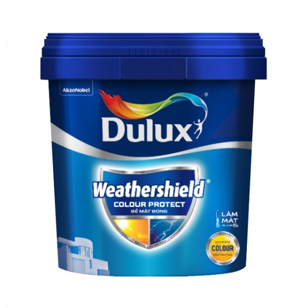 Sơn ngoại thất Dulux Weathershield Colour Protect bề mặt bóng E023 lon 5L